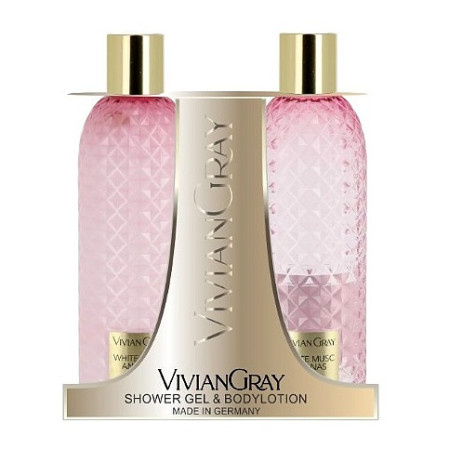 Vivian Gray Gemstone White Musc & Ananas dárková sada na tělo 2x300 ml