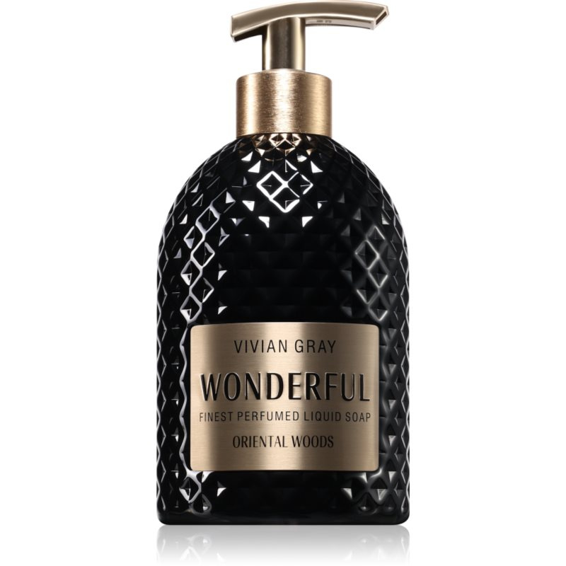 Vivian Gray Wonderful Oriental Woods jemné tekuté mýdlo na ruce 500 ml