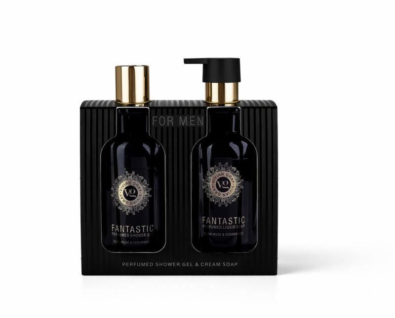Vivian Gray Dárková sada Fantastic Dark Musk & Cedarwood