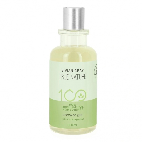 Vivian Gray True Nature Citrus & Bergamot čisticí sprchový gel 300 ml