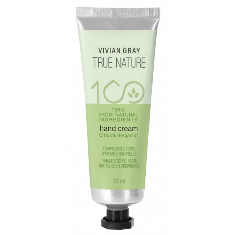 Vivian Gray True Nature Citrus & Bergamot hydratační krém na ruce 75 ml