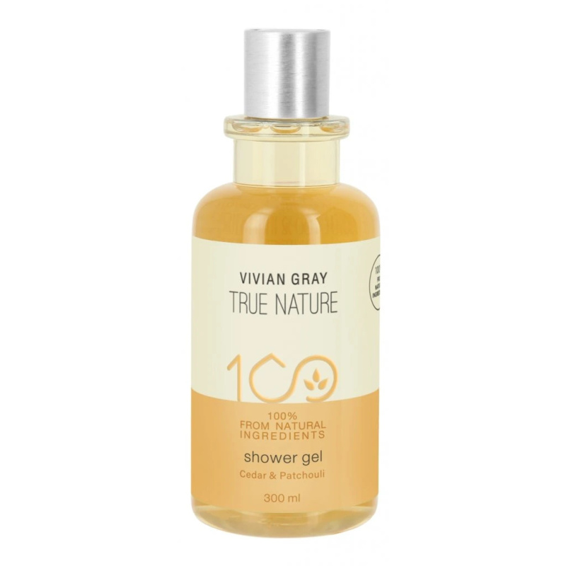 Vivian Gray True Nature Cedar & Patchouli osvěžující sprchový gel 300 ml
