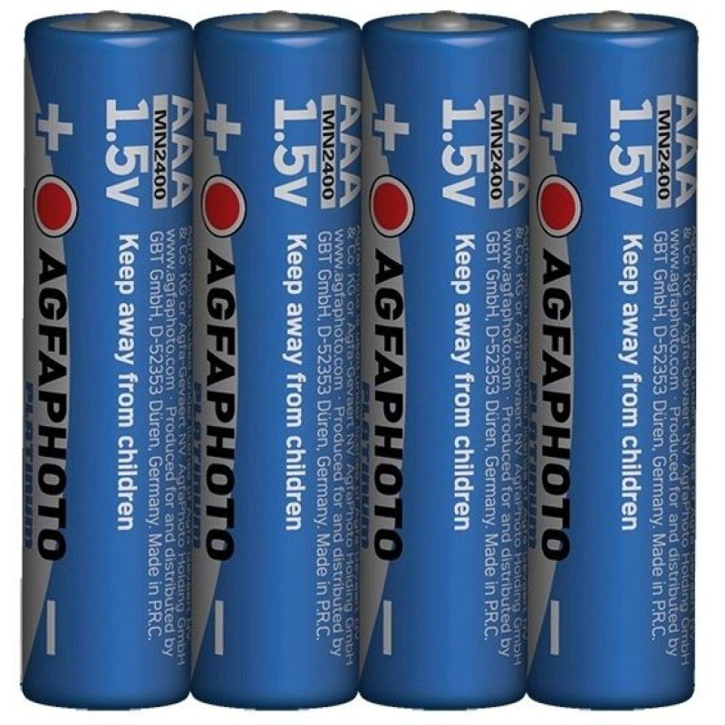 AgfaPhoto Power alkalická baterie LR03 AAA shrink 4ks