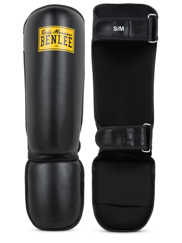 Lonsdale Artificial leather shin guards (1 pair)