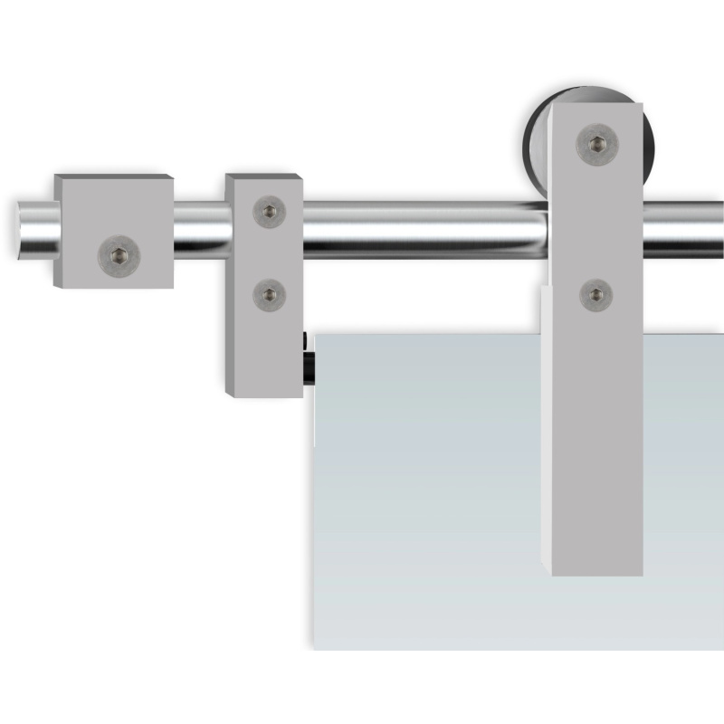 Novadoors Systém posuvných dveří Nova 418, 200 cm, nerezový vzhled