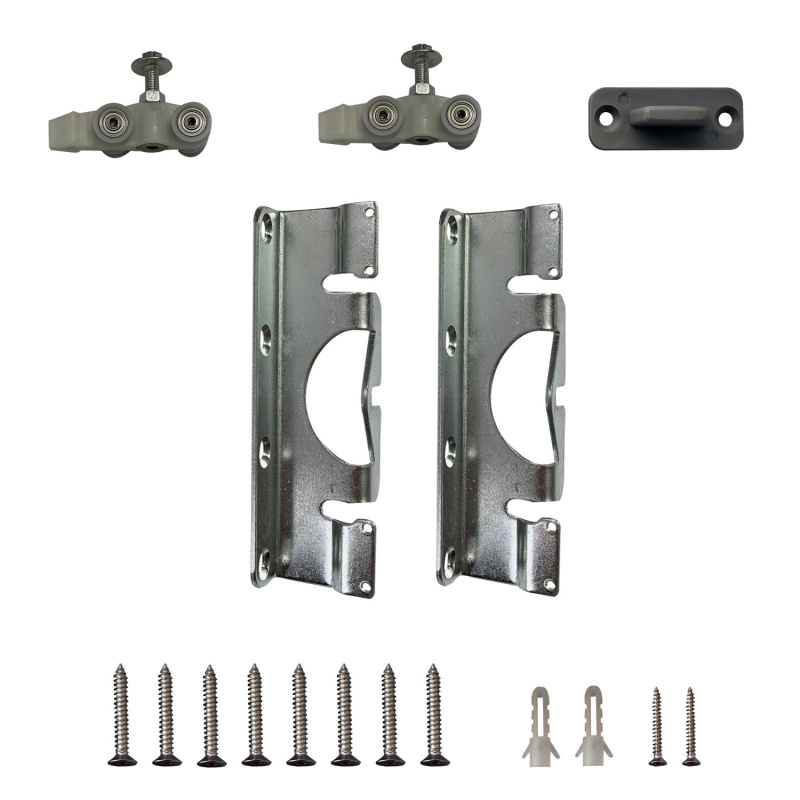 Novadoors Konverzní set posuvných dveří Sklo-Dřevo pro Nova STS 406