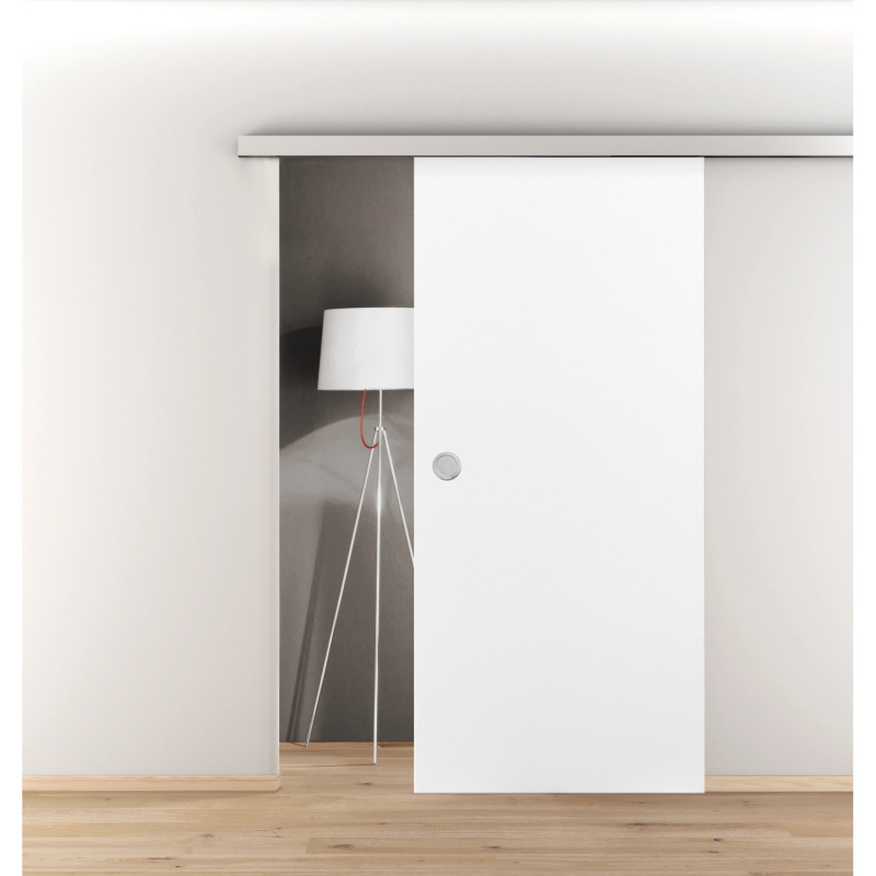 Novadoors Dřevěné posuvné dveře, bílý lak, 935 x 2058 x 39 mm