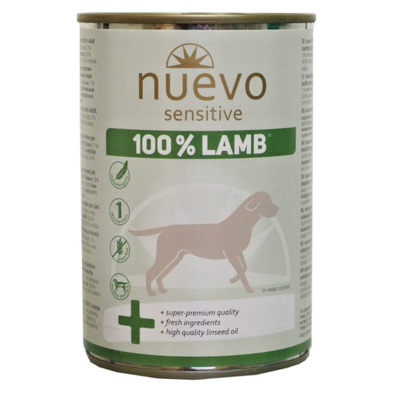 Nuevo Dog Sensitive Lamb - 400g