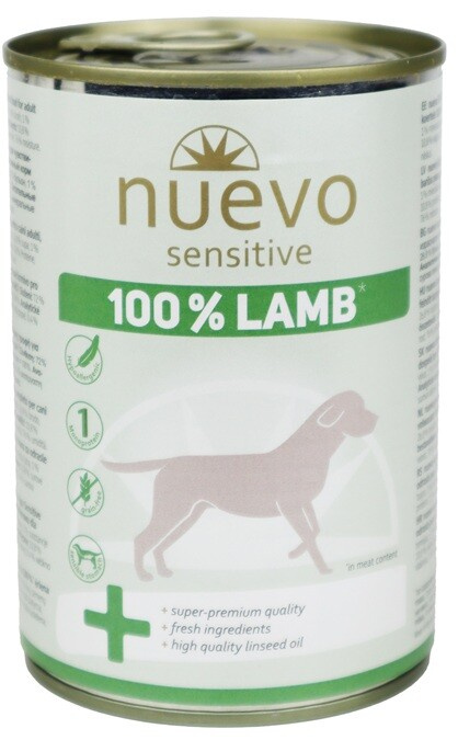 Nuevo Dog Sensitive Lamb - 400g