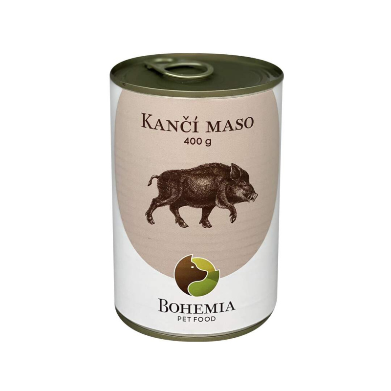 Bohemia Pet Food BOHEMIA Kančí maso ve vlastní šťávě 400g