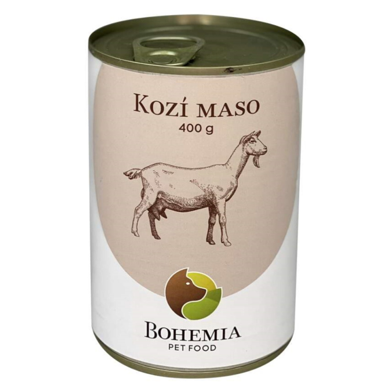 Bohemia Pet Food BOHEMIA Kozí maso ve vlastní šťávě 400g