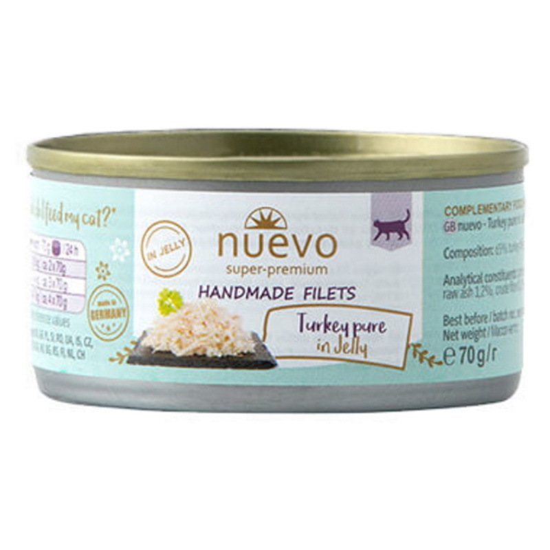 Nuevo kočka Handmade Pure krůta v želé konz. 70 g