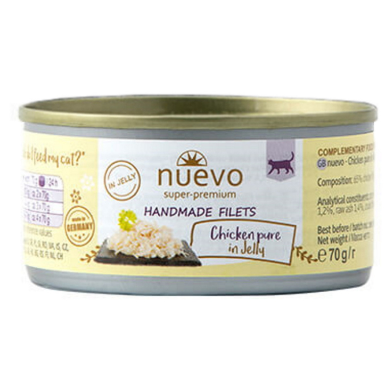 Nuevo kočka Handmade Pure kuře v želé konz. 70 g