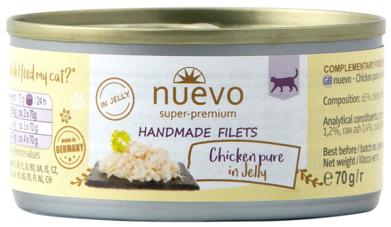 Nuevo kočka Handmade Pure kuře v želé konz. 70 g