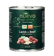 Nuevo pes Senior Jehněčí s ovesnými vl. konz.  800 g