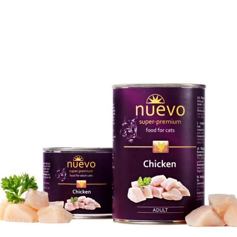 Nuevo kočka adult Kuře konz. 400 g