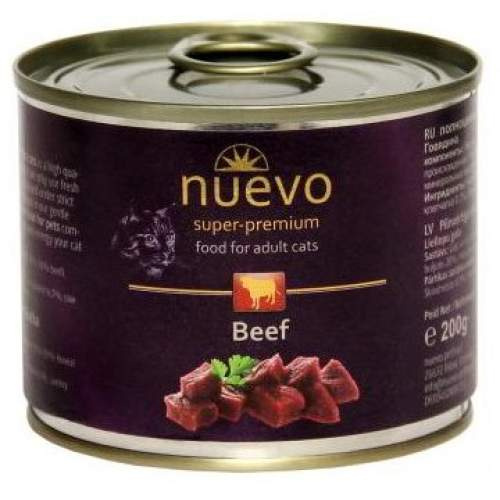 Nuevo Cat Adult Beef - 200g