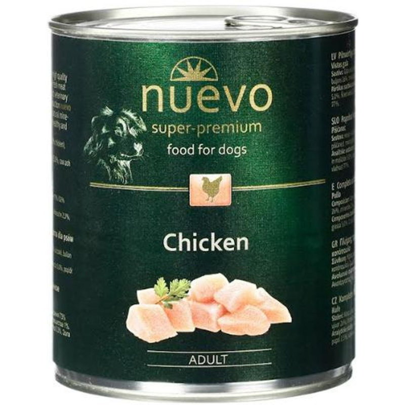 Nuevo Dog Adult Chicken - 6x400g