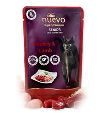 Nuevo kočka senior drůbeží a jehněčí s rýží kapsa 85 g
