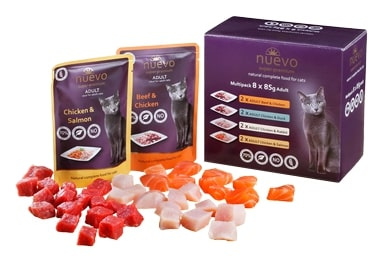 Nuevo Cat Pouch Adult 85g - Hovězí&Kuřecí