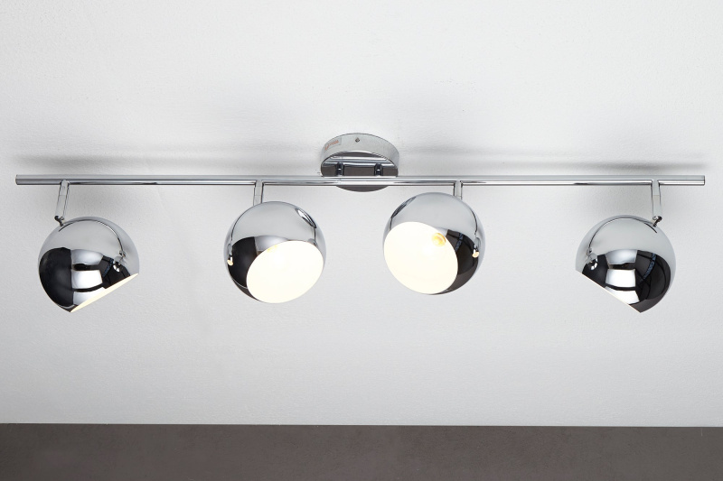 INVICTA INTERIOR Designový kovový lustr chromový - Normae