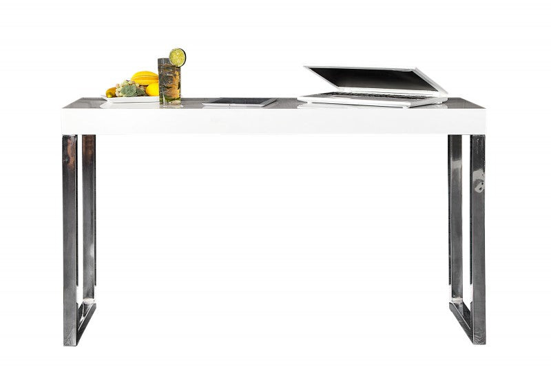 INVICTA INTERIOR Stolek Pod Notebook - White Desk 120X40Cm