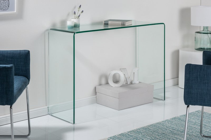 INVICTA INTERIOR Psací Stůl Fantome 100Cm Sklo