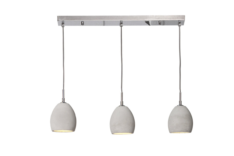 INVICTA INTERIOR Designový lustr šedý - Cooky