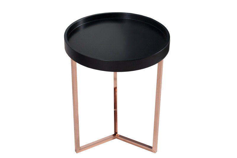INVICTA INTERIOR Konferenční stolek modulární 40cm černá měď