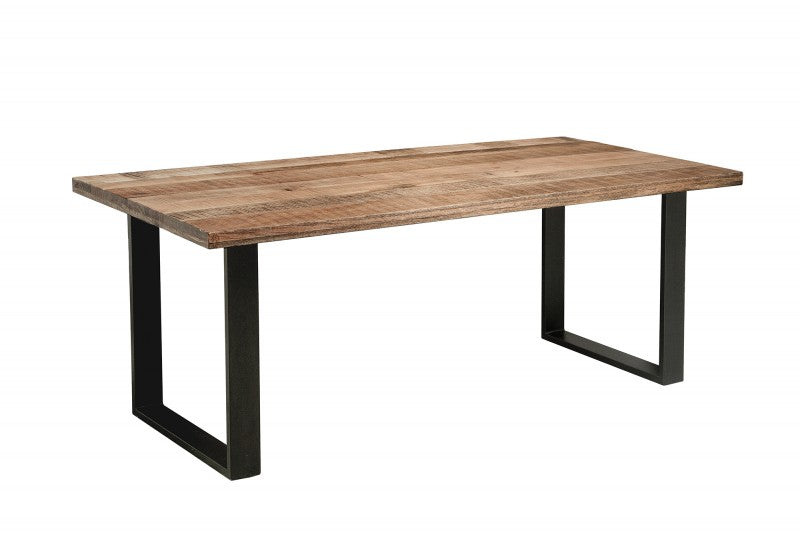 INVICTA INTERIOR Jídelní Stůl Iron Craft 160 cm Přírodní Mango
