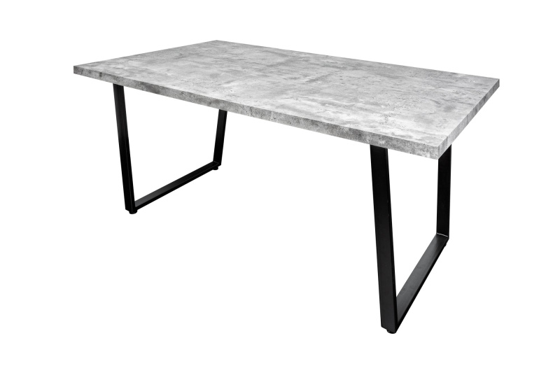 Jídelní stůl LOFT 160cm cementový vzhled šedý