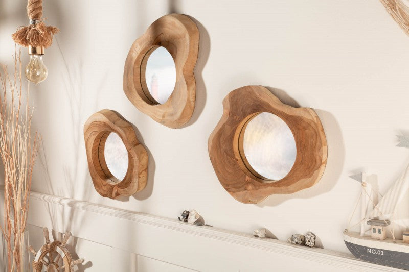 INVICTA INTERIOR Zrcadlo Reflect 31Cm Teak