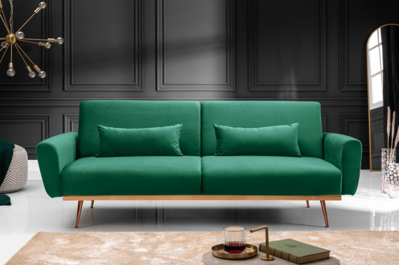 INVICTA INTERIOR Sedací souprava - Bellezza 210cm smaragdově zelená