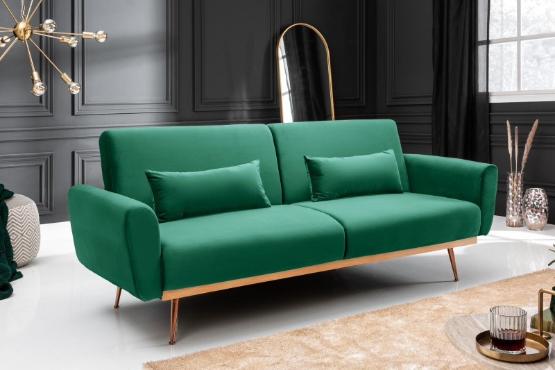 INVICTA INTERIOR Sedací souprava - Bellezza 210cm smaragdově zelená