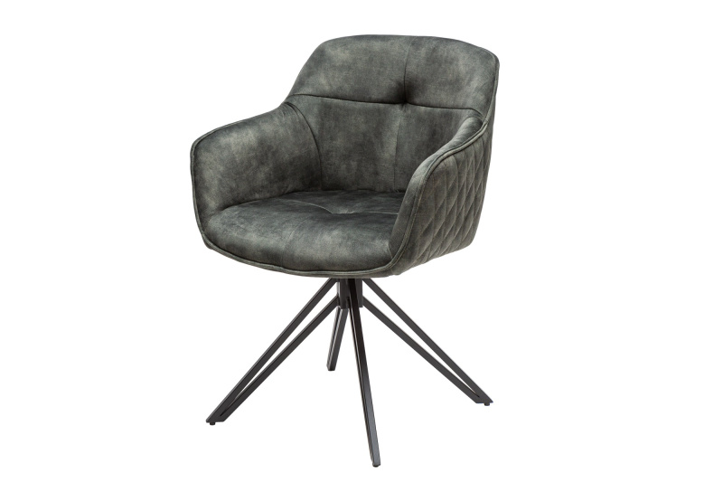 INVICTA INTERIOR Designová dřevěná kuchyňská židle zelená: Camprestre III