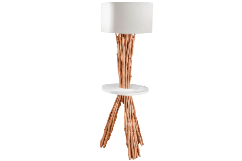 INVICTA INTERIOR Designová dřevěná lampa přírodní - Fuerte