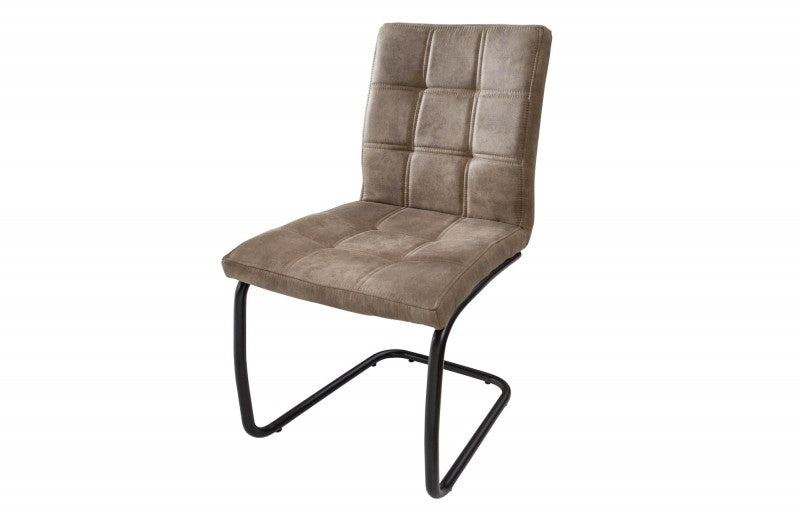 INVICTA INTERIOR Moderní kuchyňská židle taupe - Hermio