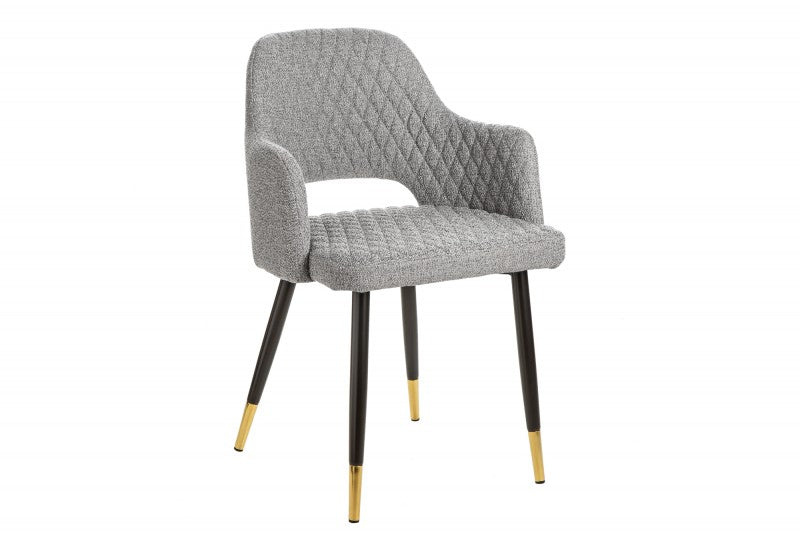 INVICTA INTERIOR Moderní kuchyňská židle šédá - Nino