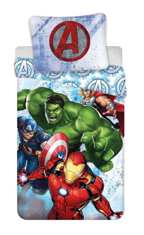 Jerry Fabrics Povlečení Avengers Heroes Varianta: Povlečení Avengers Heroes 140x200, 70x90 cm