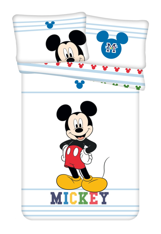 Jerry Fabrics Povlečení do postýlky Mickey Colors baby Varianta: Povlečení do postýlky Mickey Colors baby 100x135, 40x60 cm