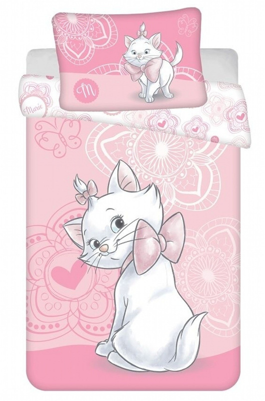 Jerry Fabrics Disney povlečení do postýlky Marie cat 02 baby Varianta: Povlečení do postýlky Marie cat 02 baby 100x135, 40x60 cm