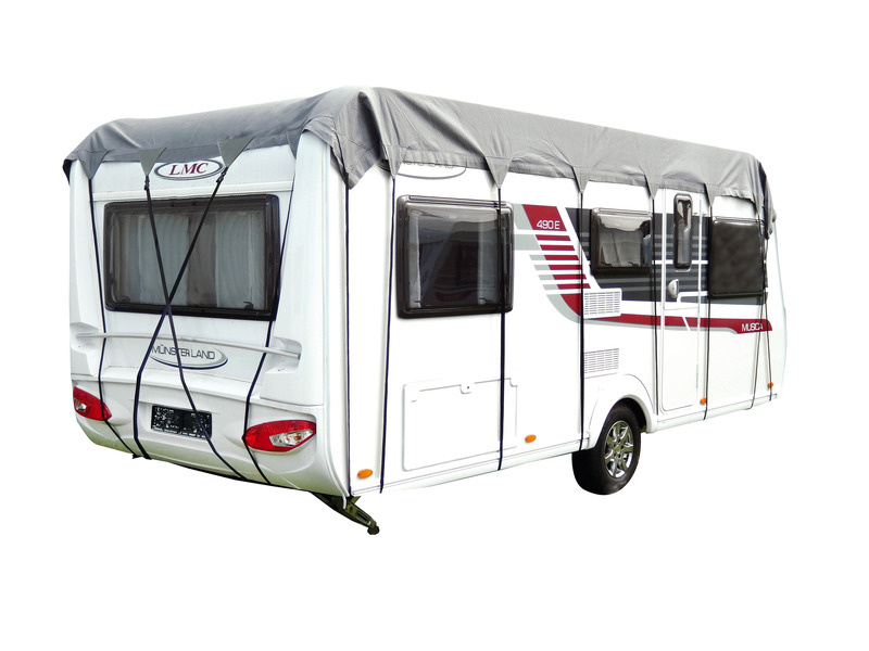 Ochranná střešní plachta Hindermann WINTERTIME na karavan nebo obytný vůz Rozměr: 550 x 300 cm