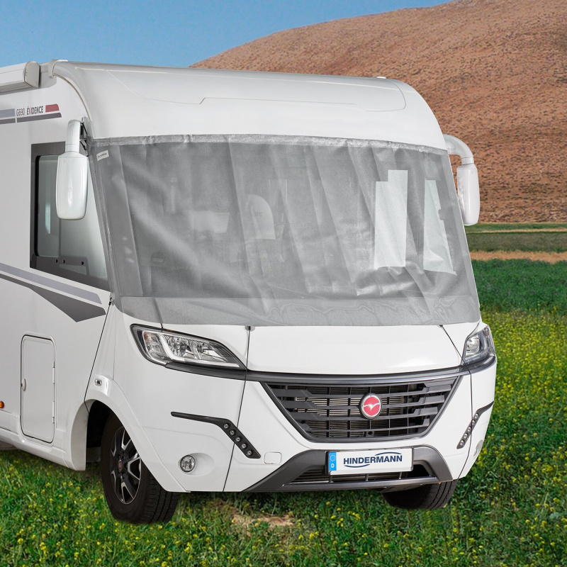 HINDERMANN Sluneční ochranná síť pro integrované obytné automobily Šířka: 247 cm