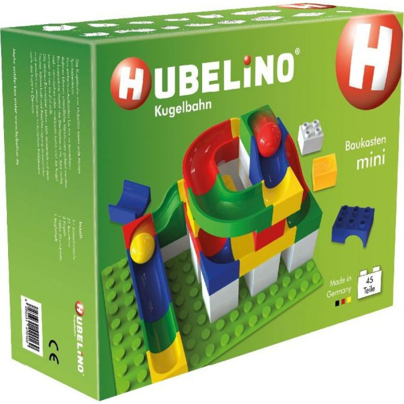 HUBELINO Kuličková dráha - set s kostkami Mini 45 Ks