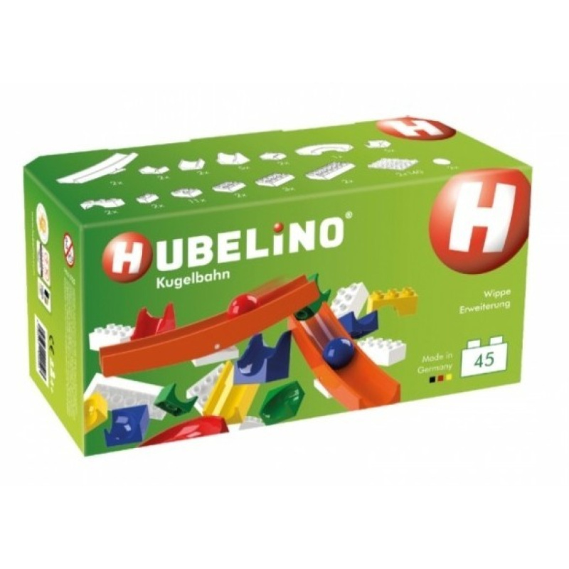 HUBELINO Kuličková dráha - rozšíření 45 ks, s kolébkou