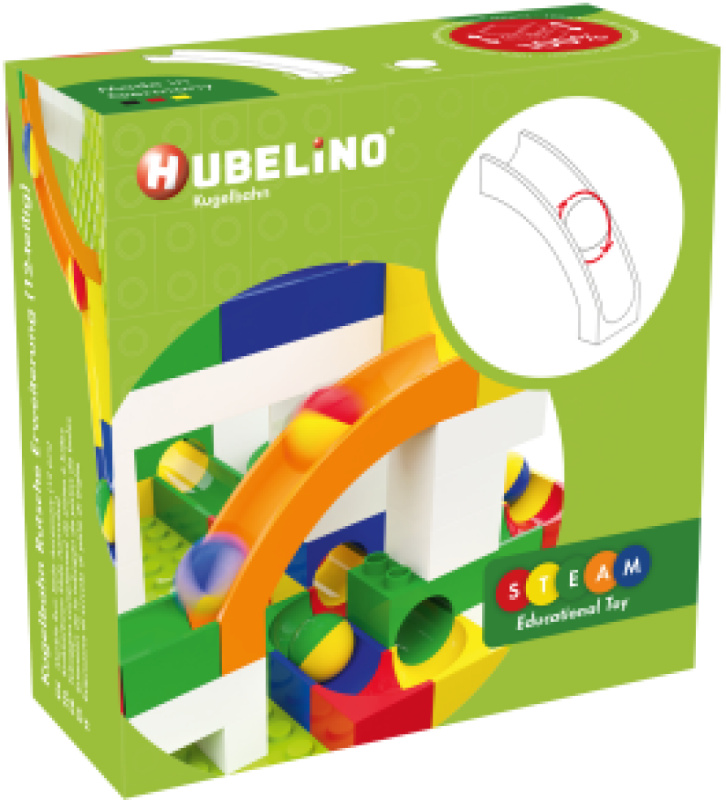 HUBELINO Kuličková dráha - rozšíření 12 ks, Skluzavka