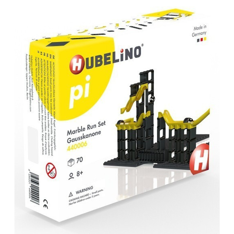 HUBELINO Pi Kuličková dráha - set s kanónem 70 ks