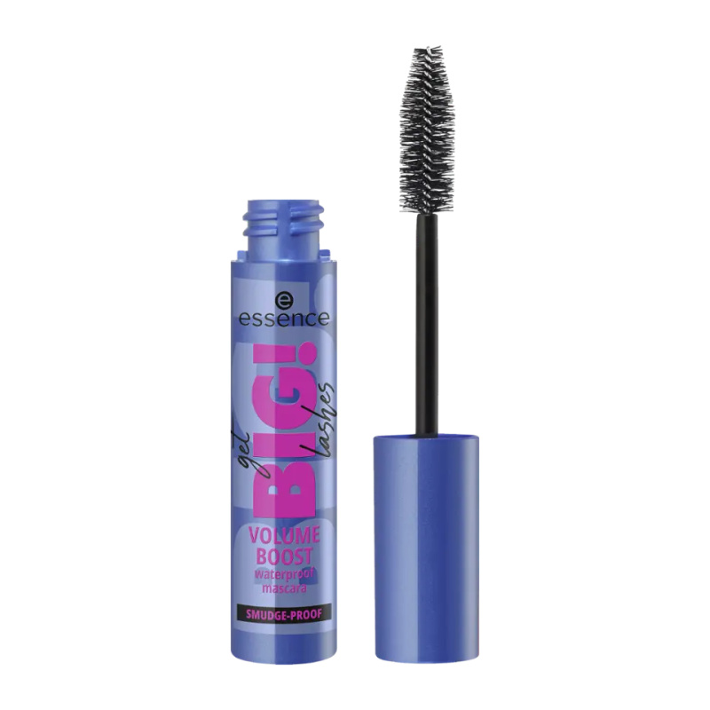 essence Get BIG! Lashes voděodolná řasenka pro objem odstín 01 Black 12 ml