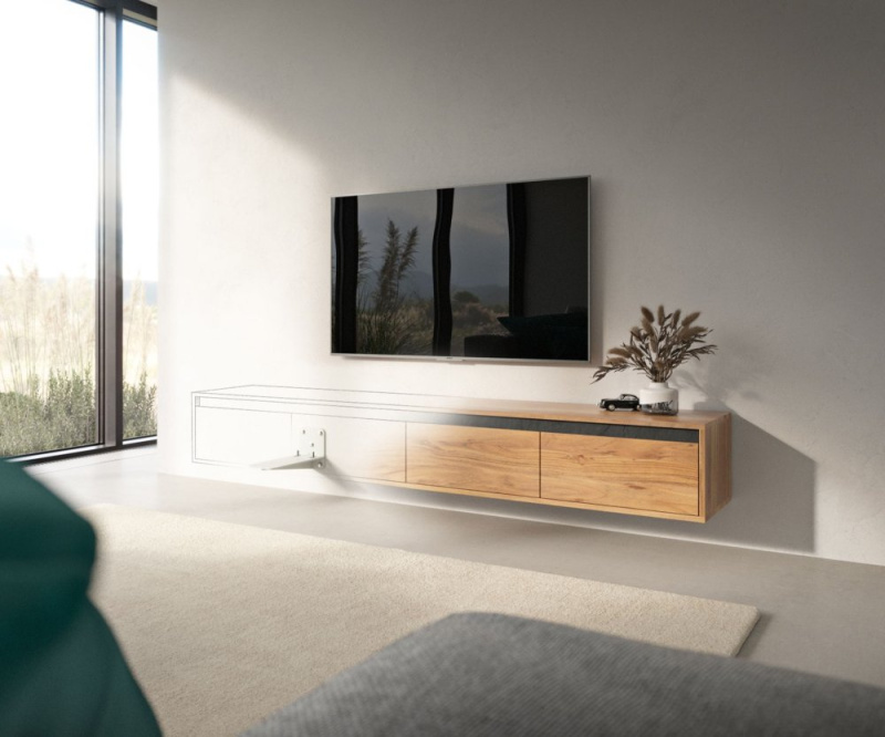 Sada pro montáž TV stolků na stěnu Nástěnný držák