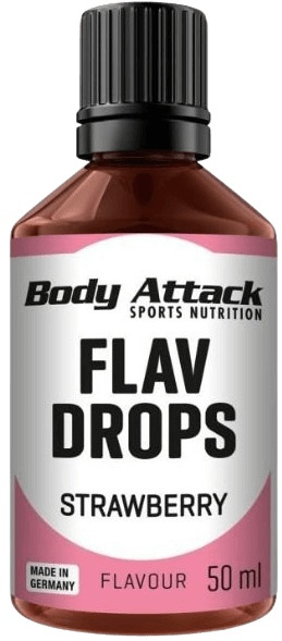 Body Attack Flav Drops 50 ml - Jahoda